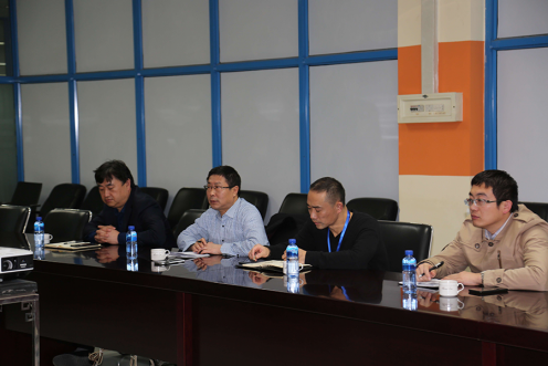 万名干手下下层烟台市国企一队到九州ku酷游软件公司调研座谈